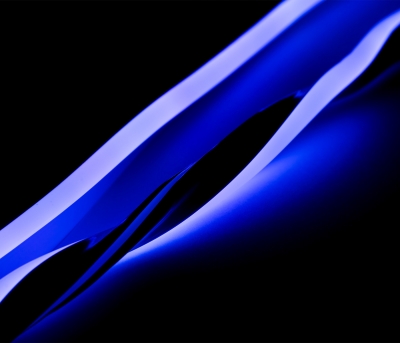 Сверхтонкий синий гибкий неон 12В